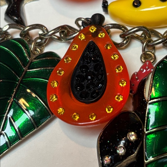 Betsey Johnson Rare Tropical Rio Necklace and Bracelet Set - Picture 8 of 10